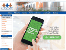 Tablet Screenshot of efop.com.br